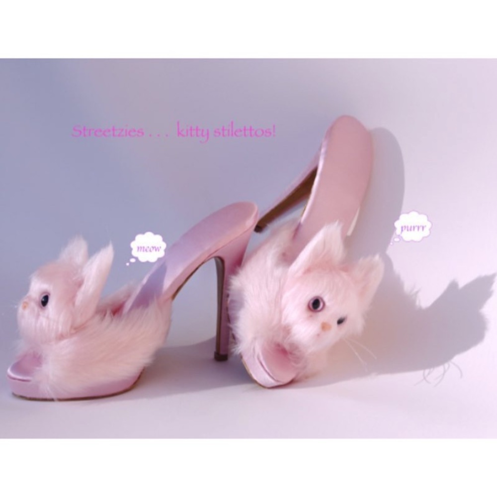 Kitty Slippers - Black - Picture 9 of 12